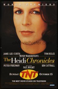 4k265 HEIDI CHRONICLES TV 1sh '95 cool image of Jamie Lee Curtis in title role!