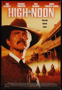 4k269 HIGH NOON TV 1sh '00 cool image of cowboy Tom Skerritt!