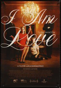 4k285 I AM LOVE DS 1sh '09 Lo Sono L'amore, cool image of Tilda Swinton!
