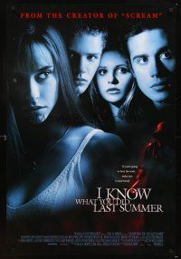 4k286 I KNOW WHAT YOU DID LAST SUMMER DS 1sh '97 Jennifer Love Hewitt, Sarah Michelle Gellar