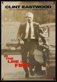 4k290 IN THE LINE OF FIRE int'l 1sh '93 Wolfgang Petersen, Clint Eastwood as Secret Service!