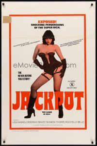 4k316 JACKPOT 1sh '78 sexy Lisa Marks in lingerie, shocking perversions of the super rich!