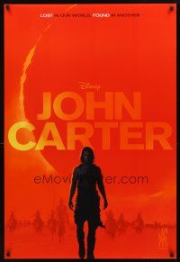 4k319 JOHN CARTER teaser DS 1sh '12 cool image of Taylor Kitsch in the title role!