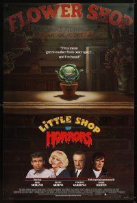 4k360 LITTLE SHOP OF HORRORS advance 1sh '86 a mean green muther from outer space & he's bad!