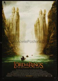 4k366 LORD OF THE RINGS: THE FELLOWSHIP OF THE RING advance 1sh '01 J.R.R. Tolkien, Argonath!
