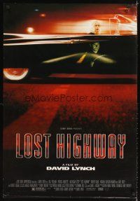 4k380 LOST HIGHWAY 1sh '97 directed by David Lynch, Bill Pullman, pretty Patricia Arquette!