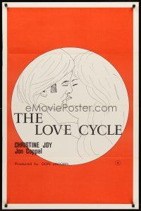 4k384 LOVE CYCLE 1sh '77 Christine Joy, Jon Coppal, sexy art of couple!