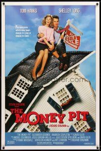 4k429 MONEY PIT 1sh '86 Steven Spielberg, Tom Hanks & Shelley Long are deeply in love & debt!