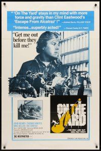 4k465 ON THE YARD 1sh '79 John Heard needs to get out of prison before they kill him!