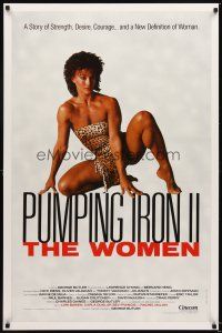 4k509 PUMPING IRON II: THE WOMEN 1sh '85 female bodybuilder competition!