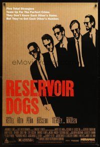 4k525 RESERVOIR DOGS 1sh '92 Quentin Tarantino, Harvey Keitel, Steve Buscemi, Chris Penn