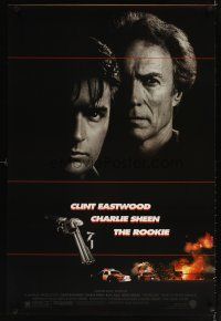 4k541 ROOKIE DS 1sh '90 Clint Eastwood directs & stars w/Charlie Sheen!