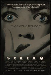 4k550 SCREAM 1sh '96 directed by Wes Craven, David Arquette, Neve Campbell!