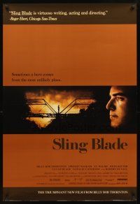 4k569 SLING BLADE 1sh '96 great image of star & director Billy Bob Thornton!
