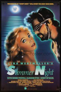 4k603 SUMMER NIGHT 1sh '86 Lina Wertmuller directed, Mariangela Melato!