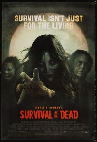 4k605 SURVIVAL OF THE DEAD DS 1sh '09 George A. Romero zombie horror, cool image!
