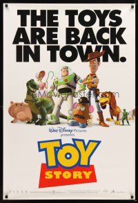 4k647 TOY STORY int'l 1sh '95 Disney & Pixar cartoon, Buzz, Woody, the toys are back in town!