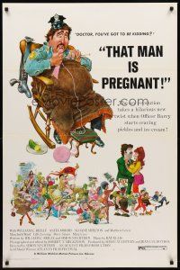 4k681 WHAT DO I TELL THE BOYS AT THE STATION 1sh R73 wacky pregnant & knitting police officer!
