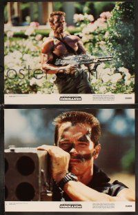 4h150 COMMANDO 8 color 11x14 stills '85 Arnold Schwarzenegger, Alyssa Milano, Rae Dawn Chong