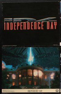 4h023 INDEPENDENCE DAY 9 color 11x14 stills '96 Will Smith, Bill Pullman, Jeff Goldblum, sci-fi!