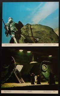 4h652 STAR WARS 8 color 11x14 stills '77 George Lucas classic sci-fi epic, cool images!