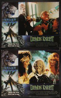 4h828 DEMON KNIGHT 7 English LCs '95 Billy Zane, Tales from the Crypt, great image of Crypt-Keeper!