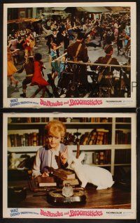 4h955 BEDKNOBS & BROOMSTICKS 3 LCs '71 Walt Disney fantasy starring Angela Lansbury!