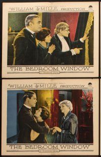 4h881 BEDROOM WINDOW 6 LCs '24 May McAvoy, Ricardo Cortez, directed by William C. DeMille!