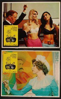 4h095 BLISS OF MRS. BLOSSOM 8 LCs '68 Shirley MacLaine, Richard Attenborough, sexy women in bras!