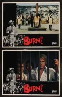 4h116 BURN 8 LCs '70 Marlon Brando profiteers from war, directed by Gillo Pontecorvo!