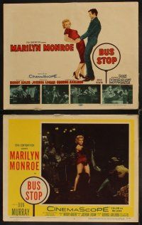 4h117 BUS STOP 8 LCs '56 super sexy Marilyn Monroe, Don Murray, Arthur O'Connell, Betty Field