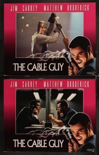4h119 CABLE GUY 8 int'l LCs '96 Jim Carrey, Matthew Broderick, directed by Ben Stiller!