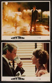 4h138 CITY HEAT 8 LCs '84 Clint Eastwood the cop & Burt Reynolds the detective!