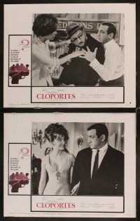 4h142 CLOPORTES 8 LCs '66 Lino Ventura, Charles Aznavour, Irina Demick, sexy crime comedy!
