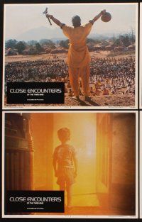 4h143 CLOSE ENCOUNTERS OF THE THIRD KIND 8 LCs '77 Steven Spielberg's sci-fi classic!