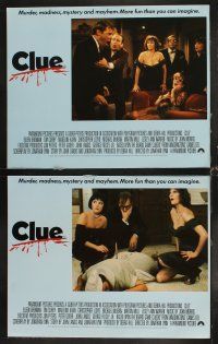 4h144 CLUE 8 LCs '85 Madeline Kahn, Tim Curry, Christopher Lloyd, Michael McKean