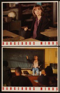4h170 DANGEROUS MINDS 8 LCs '95 sexy ex-Marine Michelle Pfeiffer is an inner city teacher!