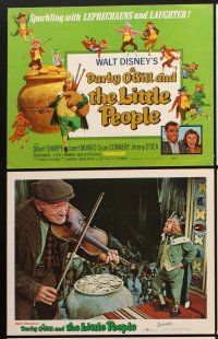 4h019 DARBY O'GILL & THE LITTLE PEOPLE 9 LCs R69 Disney, Sean Connery, it's leprechaun magic!