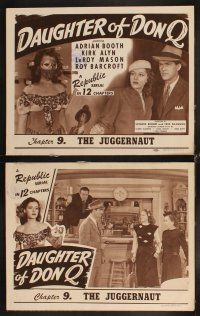 4h172 DAUGHTER OF DON Q 8 chapter 9 LCs '46 Lorna Gray, Kirk Alyn, serial, The Juggernaut!