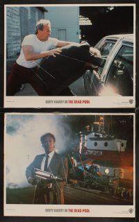 4h827 DEAD POOL 7 LCs '88 Clint Eastwood as tough cop Dirty Harry, Patricia Clarkson!