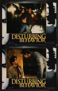4h195 DISTURBING BEHAVIOR 8 LCs '98 James Marsden, Katie Holmes, Nick Stahl, horror!