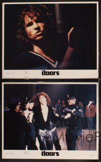 4h931 DOORS 4 LCs '90 cool images of Val Kilmer as Jim Morrison, directed by Oliver Stone!