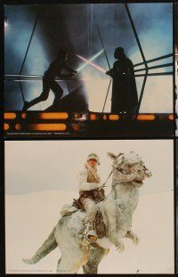 4h216 EMPIRE STRIKES BACK 8 color 11x14 stills '80 George Lucas classic, great full-bleed images!