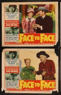 4h231 FACE TO FACE 8 LCs '52 double-bill of Secret Sharer & Bride Comes to Yellow Sky!