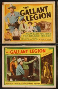 4h271 GALLANT LEGION 8 LCs '48 cowboy Wild Bill Elliott, Lorna Gray, Joseph Schildkraut