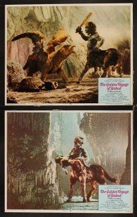 4h282 GOLDEN VOYAGE OF SINBAD 8 LCs '73 Ray Harryhausen, cool special effects images!
