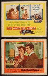 4h283 GOOD DIE YOUNG 8 LCs '55 sexy Gloria Grahame has 2 deadly weapons, burning lips & hot lead!