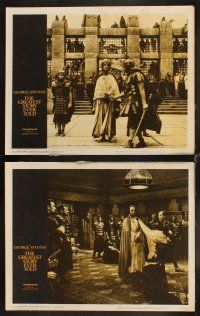 4h298 GREATEST STORY EVER TOLD 8 LCs '65 Max Von Sydow as Jesus, directed by George Stevens!