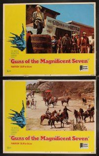 4h308 GUNS OF THE MAGNIFICENT SEVEN 8 LCs '69 George Kennedy, Bernie Casey, James Whitmore