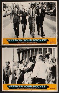 4h320 HARRY IN YOUR POCKET 8 LCs '73 James Coburn, Trish Van Devere, Michael Sarrazin, Pidgeon
